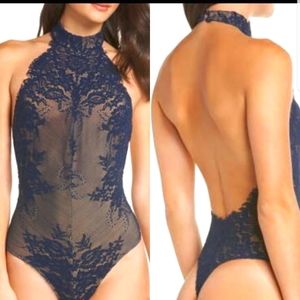 NWOT Free People Miley Illusion Body Suit